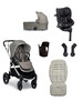مجموعة مستلزمات أساسية أوكارو مع مقعد سيارة جوي آي-سبين 360 آي-سايز للأطفال الرضع أسود - 6 قطع